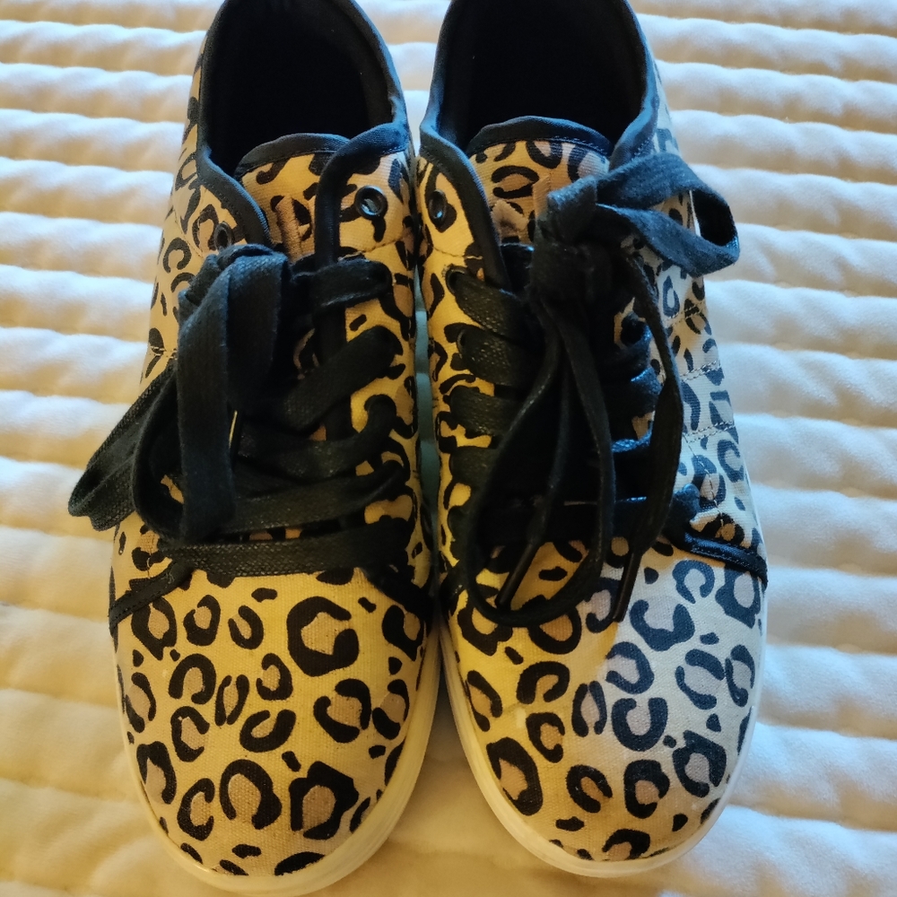 Cute to the core cheetah print sneakers